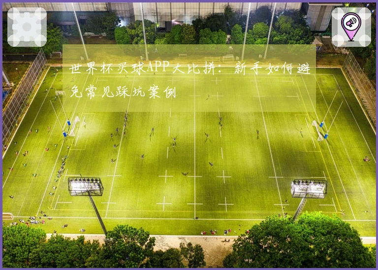 世界杯买球APP大比拼：新手如何避免常见踩坑案例
