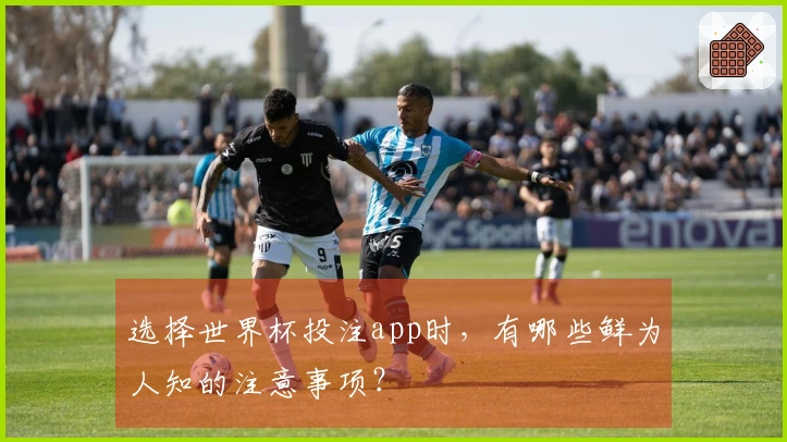 选择世界杯投注app时，有哪些鲜为人知的注意事项？