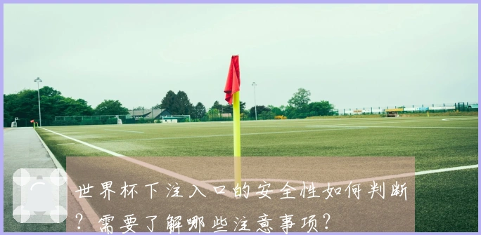 世界杯下注入口的安全性如何判断？需要了解哪些注意事项？