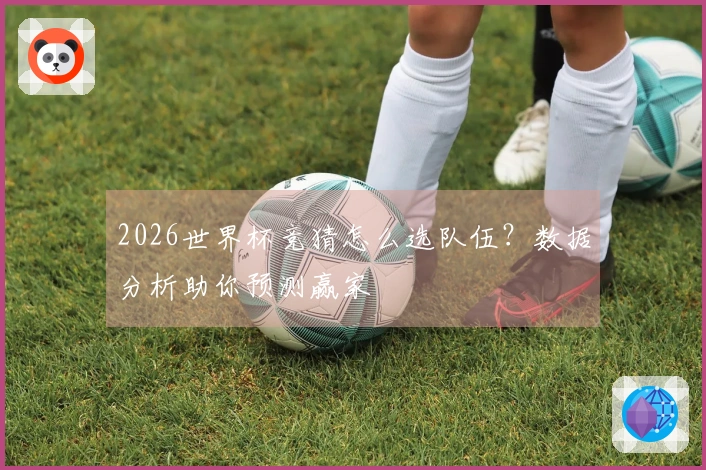 2026世界杯竞猜怎么选队伍？数据分析助你预测赢家